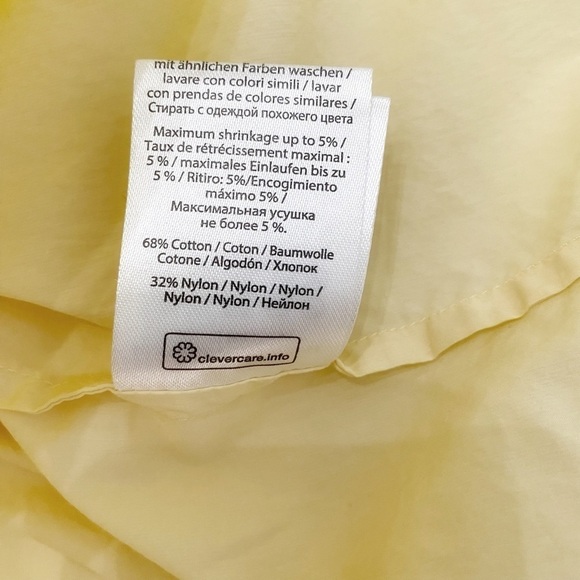 REMAIN BIRGER CHRISTENSEN MIRKA SOFT YELLOW SHORT SLEEVE V-NECK SHIFT MAXI DRESS - Picture 9 of 9